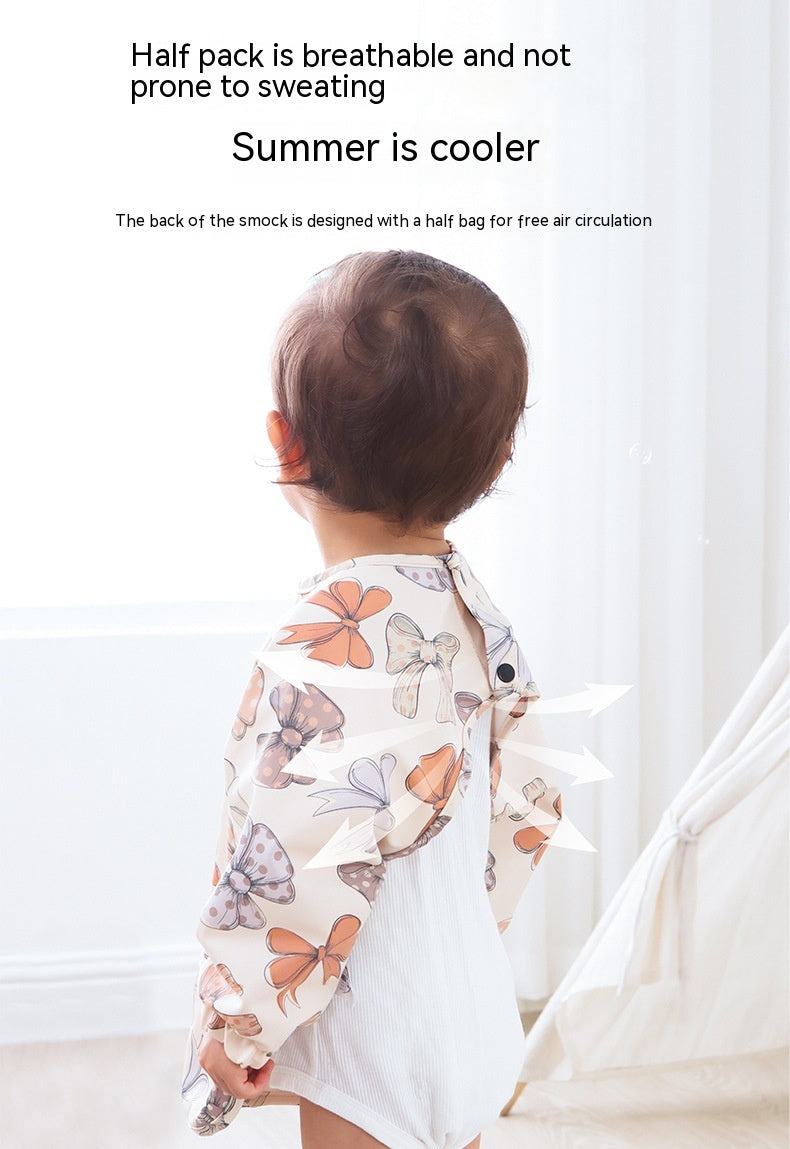 Baby/Toddler Waterproof Inside-Out Bib for Easy Cleaning