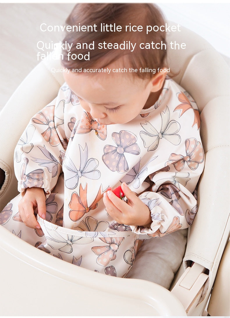 Baby/Toddler Waterproof Inside-Out Bib for Easy Cleaning