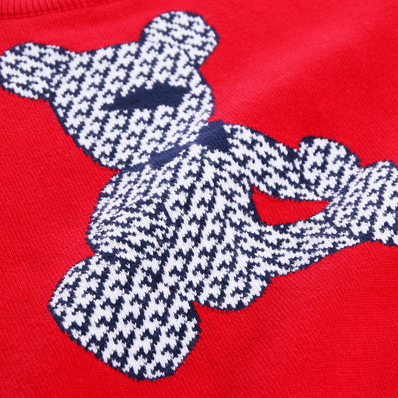Boys Double Layer Warm Sweater Knitwear