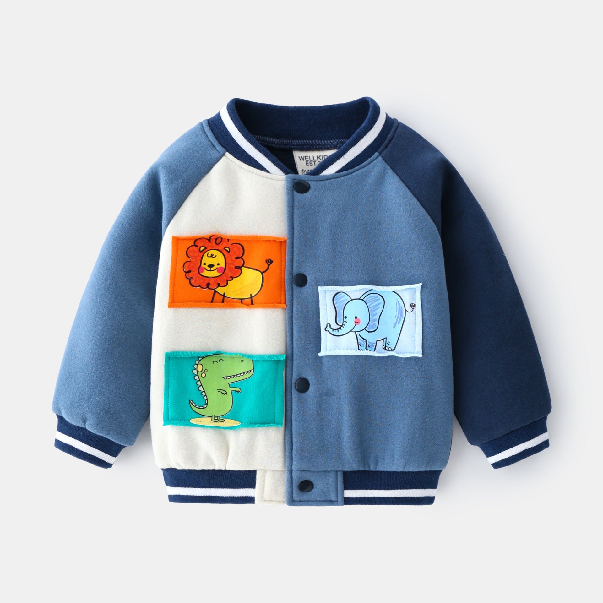 Fashion Fleece Baseball Jacket
