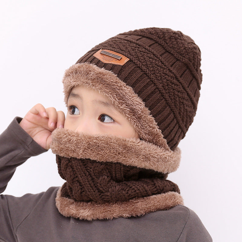 Cozy Kids' Knitted Hat and Scarf