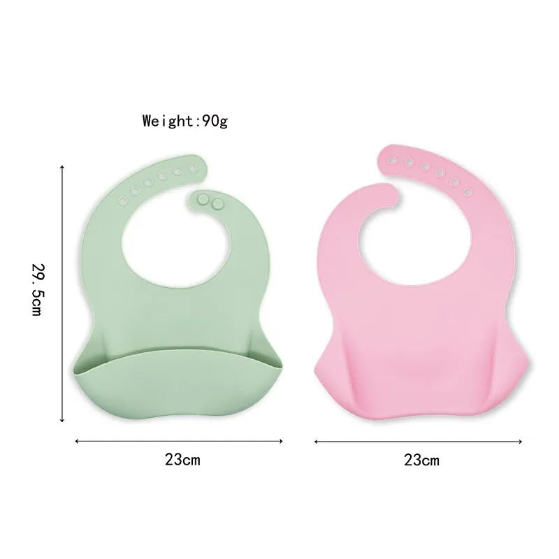 Waterproof Silicone Baby Bibs