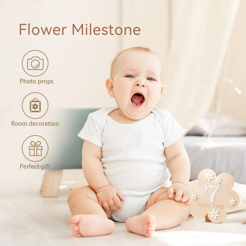 Baby Month Milestone Card