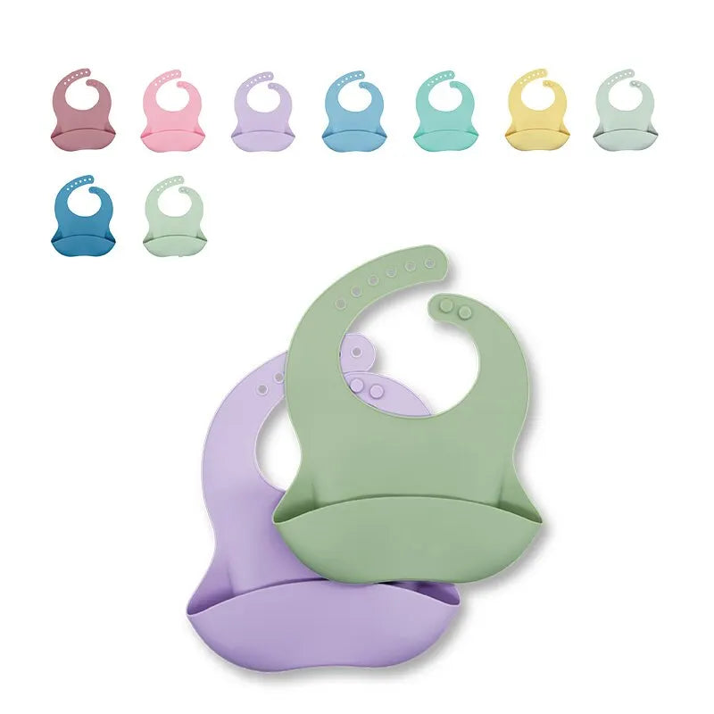 Waterproof Silicone Baby Bibs